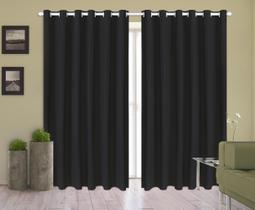 Cortina Corta Luz 3,00M X 2,40M 100% Blackout PVC Preto