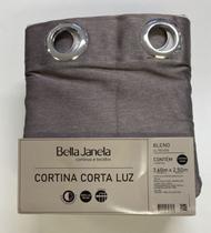 Cortina Corta Luz 3,60 x 2,50 Tecido Blend Bella Janela