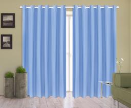 Cortina Corta Luz 4,00M X 2,30M 100% Blackout PVC Azul Cortina Corta Luz 4,00M X 2,30M 100% Blackout PVC Azul