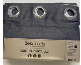 Cortina Corta Luz 4,20 x 2,50 Tecido Blend Bella Janela