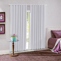 Cortina Corta Luz 70% Tecido 3.00m x 2.30m Liso Bella Janela