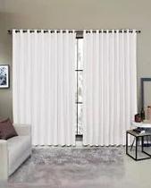 Cortina Corta Luz Bella Janela Tecido Liso 300x300 Branco Cortina Corta Luz Bella Janela Tecido Liso 300x300 Branco