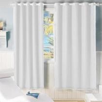 Cortina Corta Luz Blackout 4 x 2,5 m Branca - Admirare