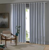 Cortina Corta Luz (Blackout) de Tecido Comfort 2,60x2,30m Branco - Bella Janela