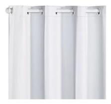 Cortina Corta Luz Blackout em Pvc Branca