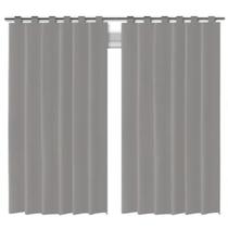 Cortina Corta Luz Blackout Em Pvc Cinza Com Alça 2,00x1,40