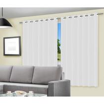 Cortina Corta Luz Blackout PVC 2,80m x 2,20m Branco