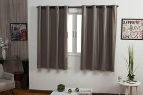 Cortina Corta Luz Blackout Pvc Avelã 2,20m x 1,30m