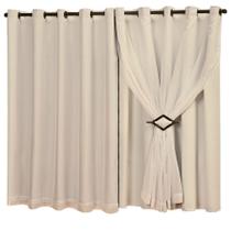 Cortina Corta Luz Em Tecido Blackout Com Voil 4m L X 2,20m A Com Ilhós Tabaco Sala Quarto Blecaute Cortina Corta Luz Em Tecido Blackout Com Voil 4m L X 2,20m A Com Ilhós Tabaco Sala Quarto Blecaute
