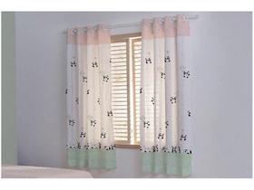 Cortina Corta-Luz Infantil Santista Branca - Londres Panda 2,80x1,80m Cortina Corta-Luz Infantil Santista Branca - Londres Panda 2,80x1,80m