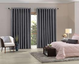 Cortina Corta Luz Tecido 4,20 x 2,50 m Blend Taupe Bella Janela