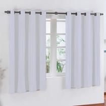 Cortina Corta Luz Varão Simples 2,80m x 2,80m Branco