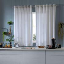 Cortina Cozinha Duplex Bellini 3,60x1,50m Branco - Bella Janela