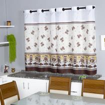 Cortina Cozinha em Oxford - 2,40x1,30 Estampada