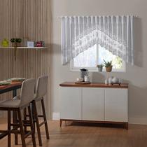 Cortina Cozinha Renda Cascata Clássica Bule 300x100 Cortina Cozinha Renda Cascata Clássica Bule 300x100