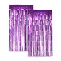 Cortina de alumínio Pano de fundo Zink Purple 1m x 2m para decoração de festa Cortina de alumínio Pano de fundo Zink Purple 1m x 2m para decoração de festa