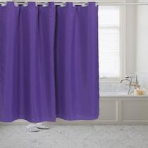 Cortina de Banheiro American Crafts Roxa 178x183 cm Poliéster