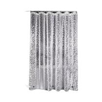 Cortina De Banho Transparente À Prova d'Água Com Padrão De Pedras E Ímãs Na Base, Cortina Plástica