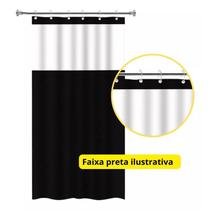 Cortina de Box Banheiro Lavável Resistente Chuveiro Higiene Privacidade Impermeável Versátil Vidro
