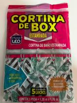 Cortina de box plast leo 5 ganchos - Plast Leo