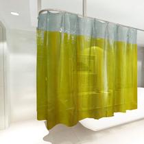 Cortina De Box Pvc Com Visor Peça Pronta 1,40x1,80m Vinil PVC
