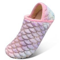 Cortina de chinelos de lã artificial antiderrapante para mulheres 38-39