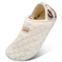 Cortina de chinelos, sola antiderrapante de lã artificial unissex
