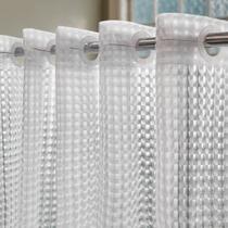 Cortina de chuveiro ABLUEN No Hook 100% EVA impermeável 180x200cm Cortina de chuveiro ABLUEN No Hook 100% EVA impermeável 180x200cm