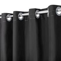 Cortina de chuveiro ABLUEN No Hook PEVA 8G Heavy Duty Black 180x200cm