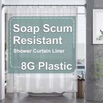 Cortina de chuveiro Amazer Bath Clear Premium PEVA 180x180cm Cortina de chuveiro Amazer Bath Clear Premium PEVA 180x180cm