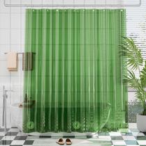 Cortina de chuveiro AmazerBath Premium EVA Clear Pine Green Cortina de chuveiro AmazerBath Premium EVA Clear Pine Green