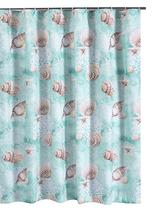 Cortina de chuveiro Benzara Logan 183 cm Coastal Blue Shells Cortina de chuveiro Benzara Logan 183 cm Coastal Blue Shells