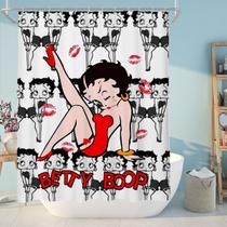 Cortina de chuveiro Bettys B-oops Anime Waterproof 180x180cm Cortina de chuveiro Bettys B-oops Anime Waterproof 180x180cm