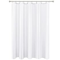 Cortina de chuveiro Biscaynebay Biscaynebay Tecido 180x180cm branco