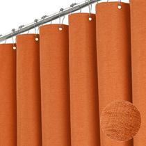 Cortina de Chuveiro BTTN Stall 152x182cm - Laranja - Com 10 Ganchos Cortina de Chuveiro BTTN Stall 152x182cm - Laranja - Com 10 Ganchos