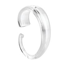 Cortina de chuveiro C Hooks InterDesign, conjunto de 12 transparentes