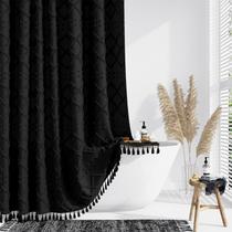 Cortina de chuveiro Dynamene Extra Long 230x228cm Impermeável