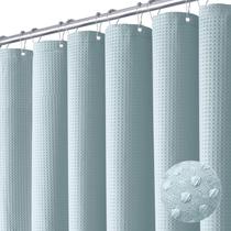 Cortina de chuveiro Dynamene Waffle Weave 150x180cm Fog Blue Cortina de chuveiro Dynamene Waffle Weave 150x180cm Fog Blue