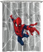 Cortina de chuveiro Jay Franco Marvel Spiderman City Web Kids