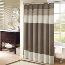 Cortina de chuveiro Madison Park Amherst Faux Silk 180x180cm Natural Cortina de chuveiro Madison Park Amherst Faux Silk 180x180cm Natural