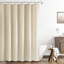 Cortina de chuveiro Naturoom Extra Long Linen 210x213cm Bege Cortina de chuveiro Naturoom Extra Long Linen 210x213cm Bege
