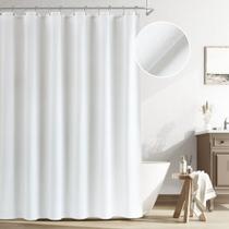 Cortina de chuveiro Naturoom White Linen 180x180cm repelente de água Cortina de chuveiro Naturoom White Linen 180x180cm repelente de água