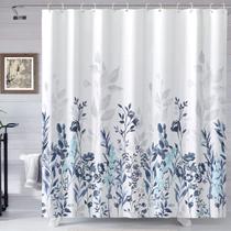 Cortina de chuveiro Neasow Aquarela Floral Azul/Cinza 180x180cm Cortina de chuveiro Neasow Aquarela Floral Azul/Cinza 180x180cm