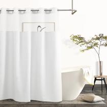 Cortina de chuveiro River Dream Modern Hotel Grade branca 180x200cm Cortina de chuveiro River Dream Modern Hotel Grade branca 180x200cm