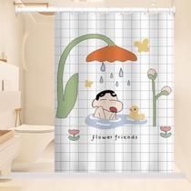 Cortina de chuveiro Shins chans Anime Waterproof 180x180cm