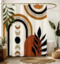 Cortina de chuveiro Stanoha Boho Modern Girly Waterproof 180x180cm