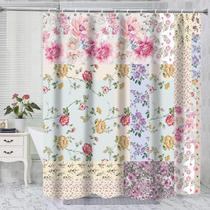 Cortina de chuveiro XINGUANG Boho Patchwork Bohemian Style 180x180cm Cortina de chuveiro XINGUANG Boho Patchwork Bohemian Style 180x180cm