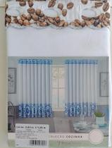 Cortina de cozinha café para. Varão Cortina de cozinha café para. Varão