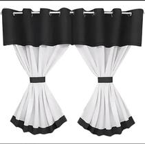 Cortina De Cozinha Com Bando 2.00x1.40 cores - Helena Enxovais e Cortinas