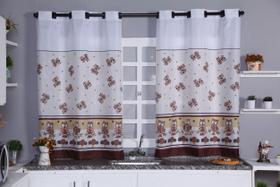 Cortina De Cozinha em Oxford - 2,40x1,30